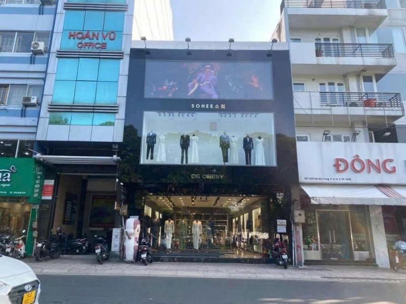 Bán nhà mặt tiền đường Hai Bà Trưng, Diện tích: 8,5x26,5m trệt 2 lầu