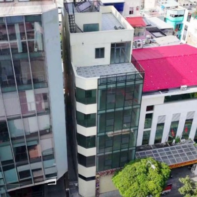 Bán tòa nhà góc 2 mặt tiền đường Hồ Hảo Hớn, diện tích: 7,9x25m hầm 7 tầng