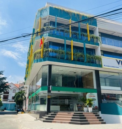 Cho thuê toà nhà 2 mặt tiền khu Trần Não